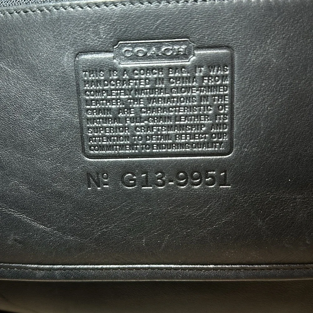 Vintage Coach Patricia Legacy  BLACK - Picture 7 of 9